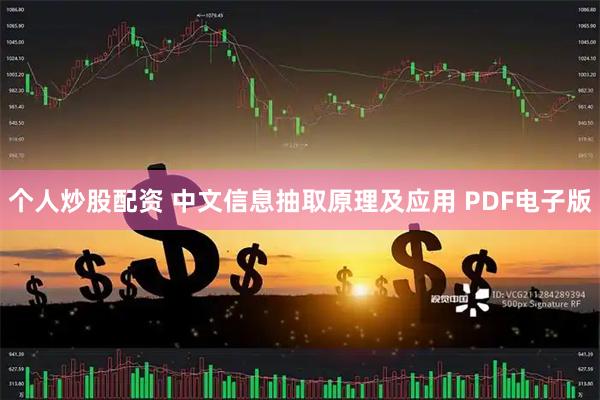 个人炒股配资 中文信息抽取原理及应用 PDF电子版